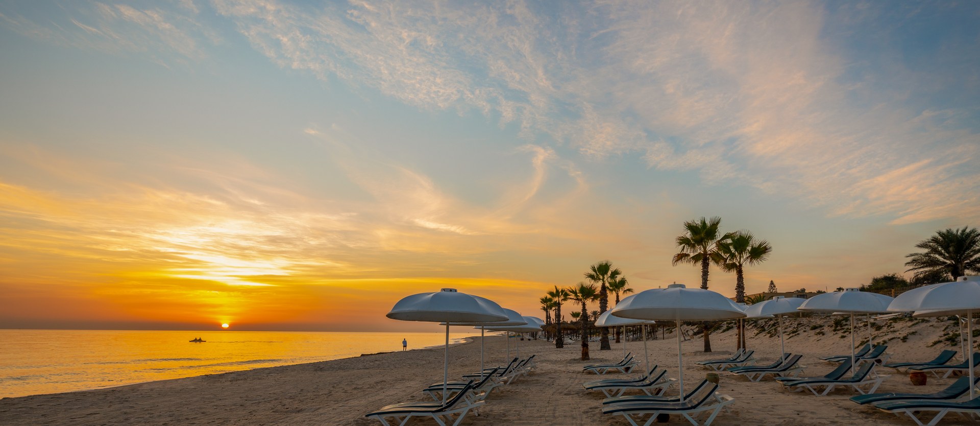 Port El Kantaoui beach sunset, Tunisia - JustSunShine Holidays